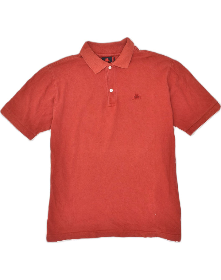 KAPPA Mens Polo Shirt Medium Red Cotton | Vintage Kappa | Thrift | Second-Hand Kappa | Used Clothing | Messina Hembry 