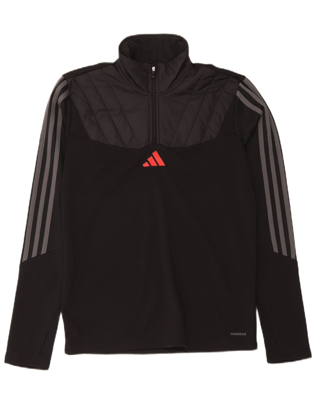 Tuta da uomo Adidas Aeroready Pullover Top color block nero medio