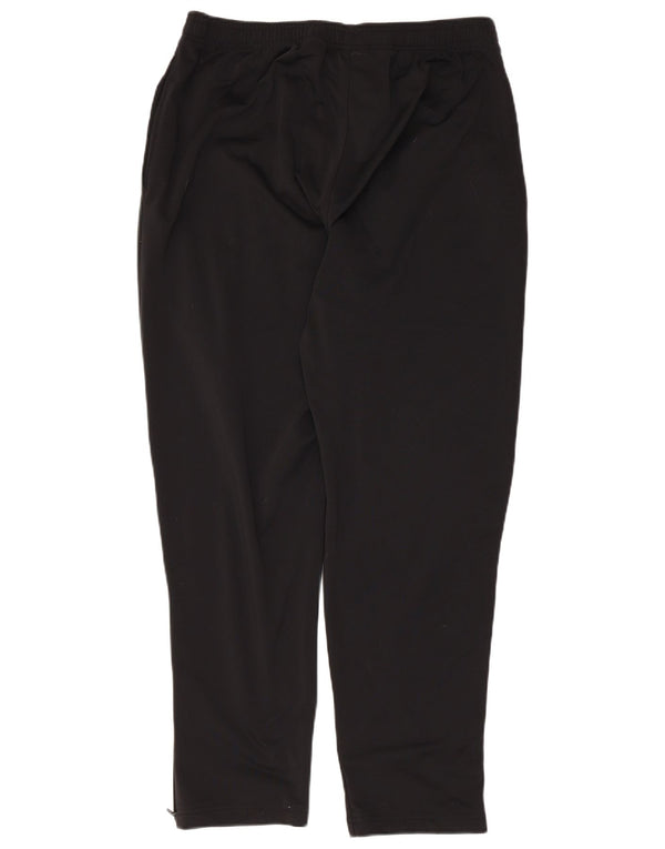 Pantaloni da tuta da uomo Adidas Large neri in poliestere sportivo