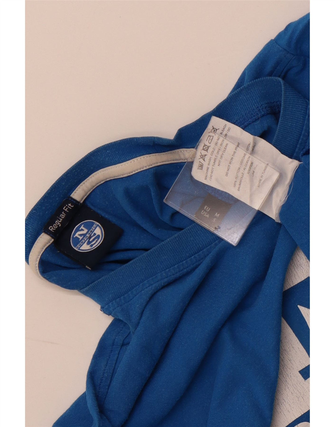 NORTH SAILS T-shirt grafica da uomo con vestibilità regolare, top piccolo in cotone blu