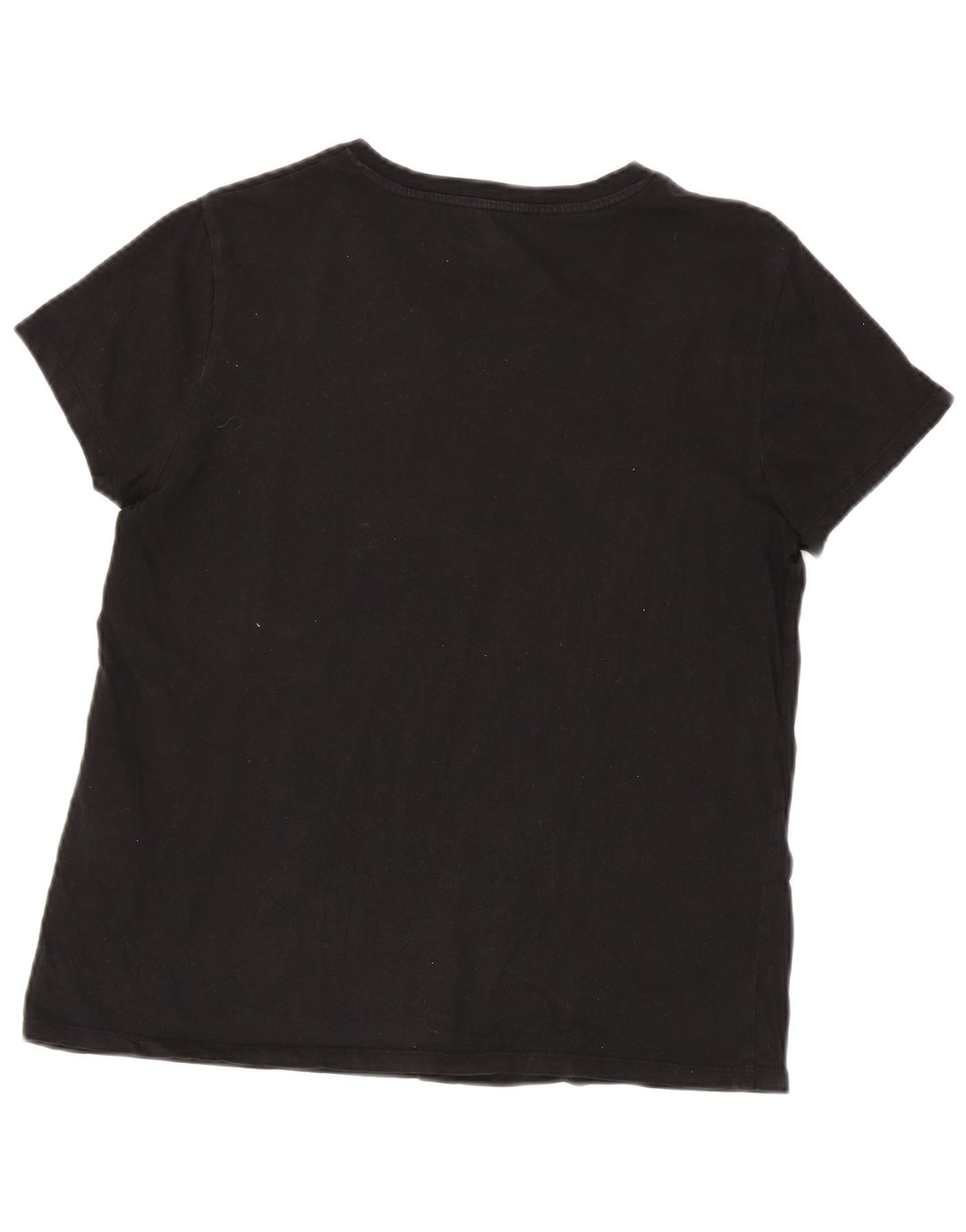 Levi's T-shirt grafica oversize da donna Top UK 14 cotone nero medio