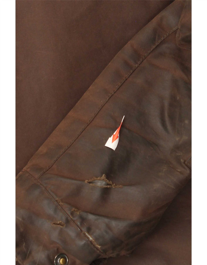 Giacca da uomo in cotone cerato Barbour UK 40 grande marrone