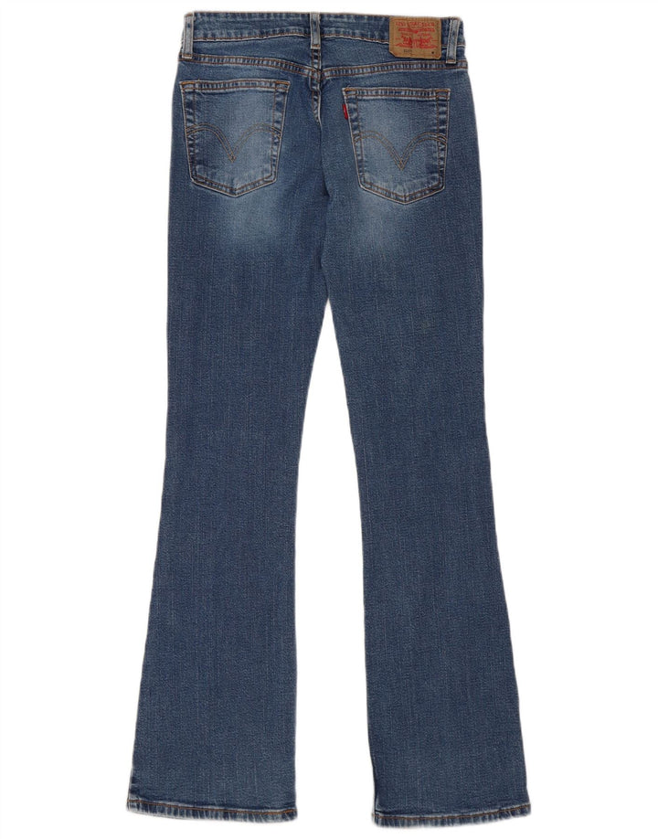 Jeans Levi's da donna super bassi bootcut US 5 medio W30 L31 cotone blu
