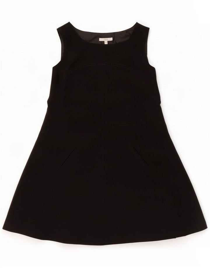 Abito a trapezio senza maniche da donna Marks & Spencer UK 12 Poliestere nero medio