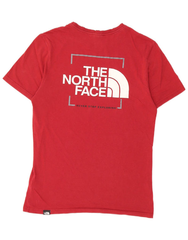 T-shirt grafica da uomo The North Face Top Small in cotone rosso
