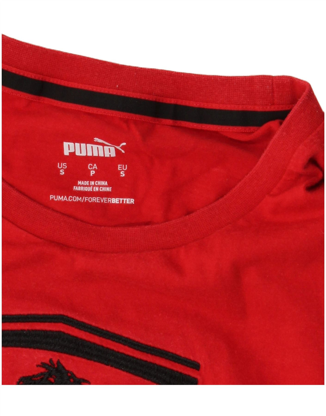T-shirt grafica PUMA da uomo Ferrari piccola rossa