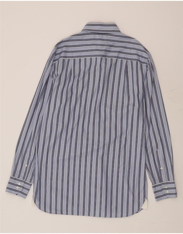 Camicia da uomo Tommy Hilfiger in cotone a righe blu medio