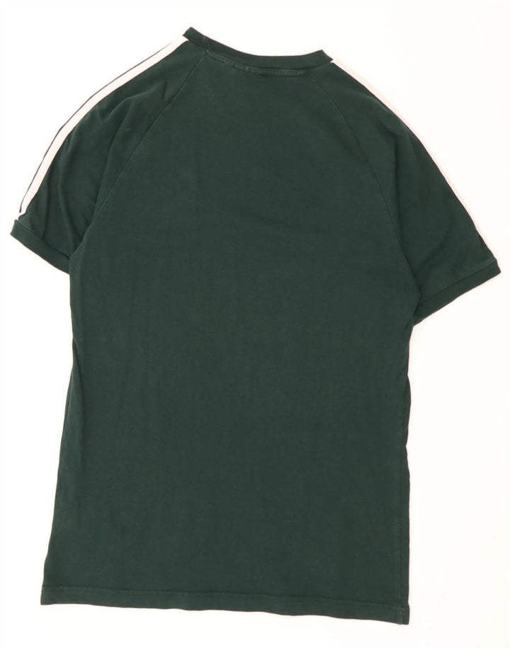 T-shirt da uomo Adidas Top in cotone verde medio