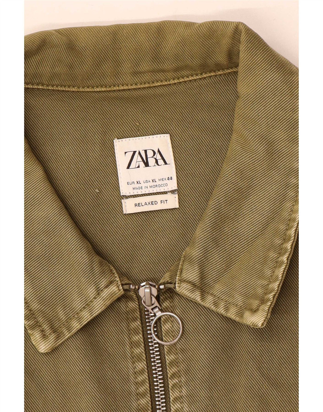 Giacca utility da uomo con vestibilità comoda Zara UK 42 XL Cachi