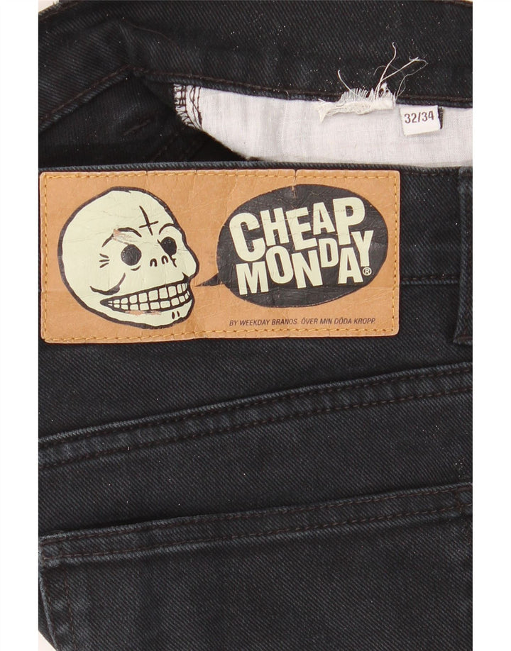 Jeans slim da uomo economici Monday W32 L34 neri