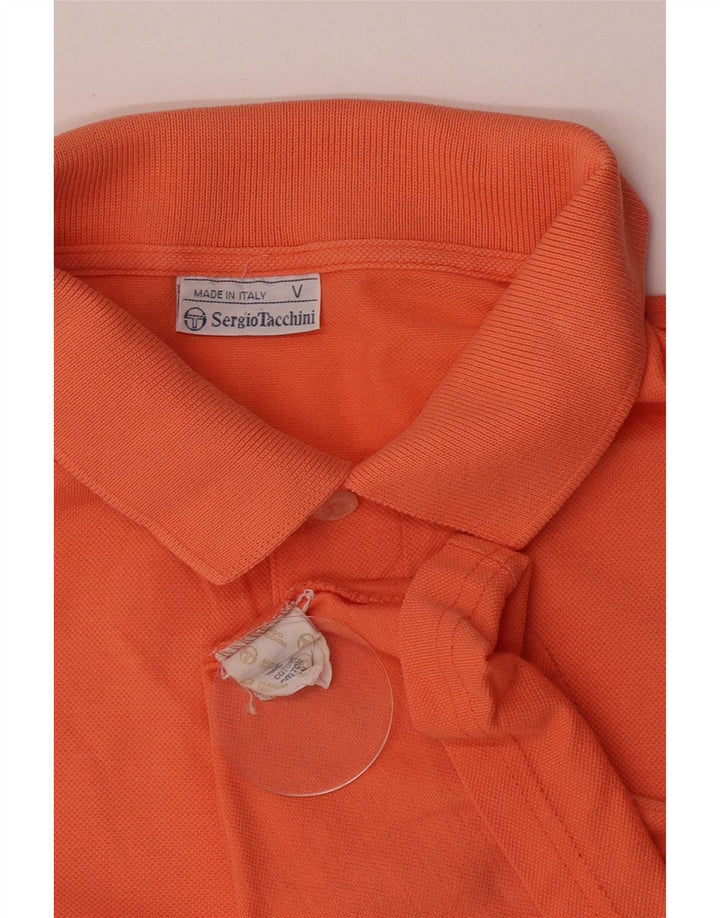 Polo Uomo Sergio Tacchini Cotone Arancione Medio