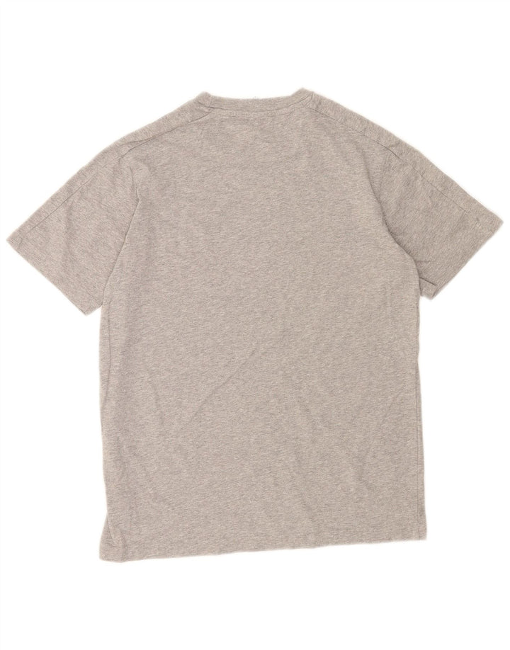 T-shirt da uomo Adidas Top Small in cotone chiazzato grigio