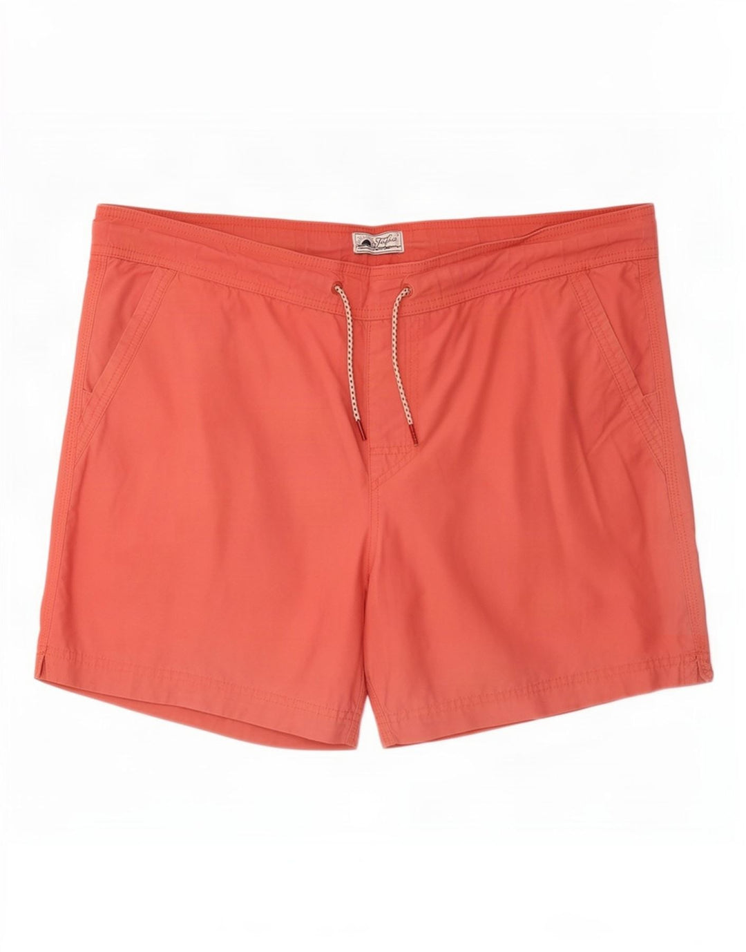 Pantaloncini da bagno da uomo Fat Face grandi in cotone rosso