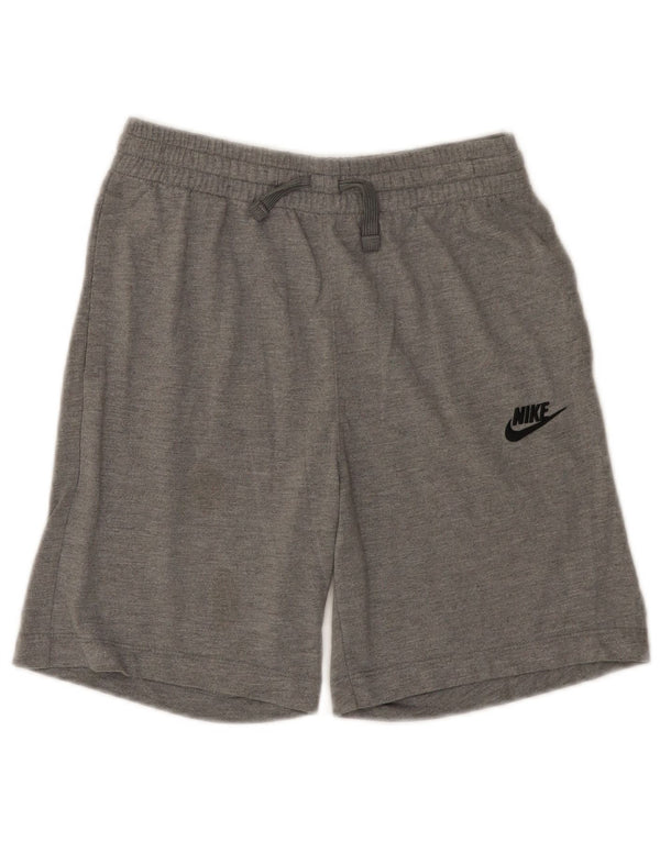 Pantaloncini sportivi Nike da bambino con vestibilità standard, 12-13 anni, grande, in poliestere grigio