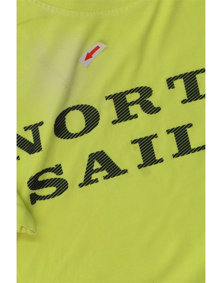 T-shirt grafica da uomo North Sails in cotone verde medio