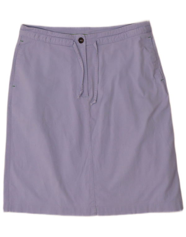 Gonna dritta da donna Invicta IT 44 media W30 blu cotone