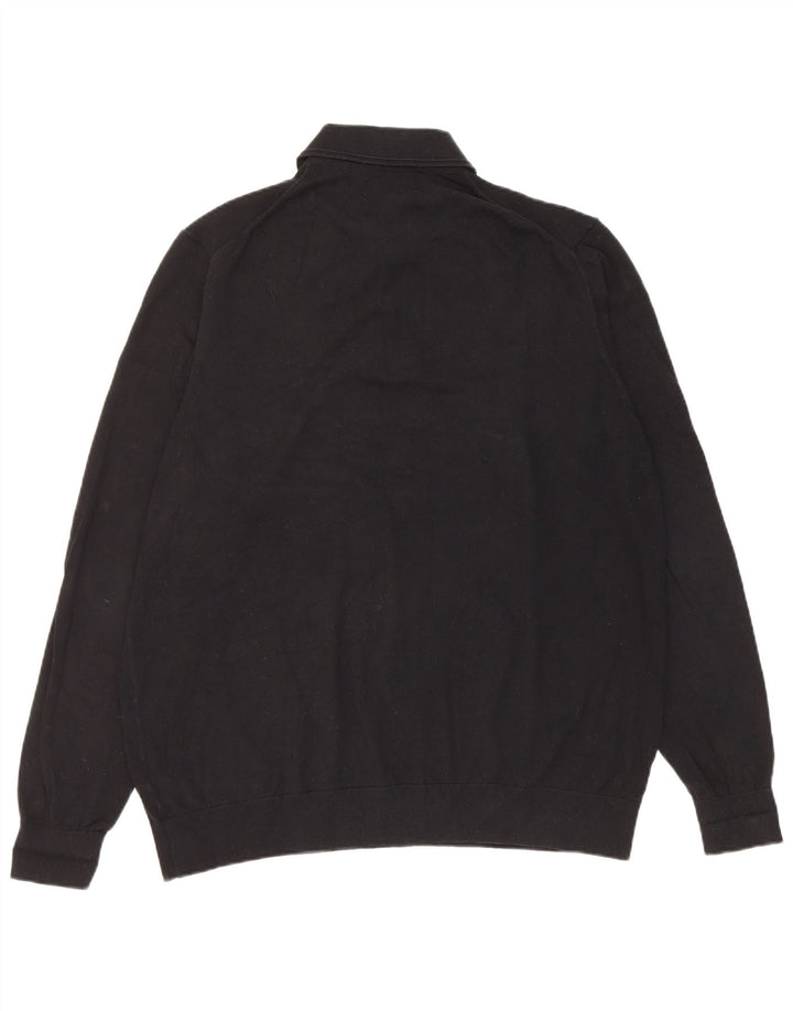 Maglione maglione collo alto da uomo Marks & Spencer XL cotone nero