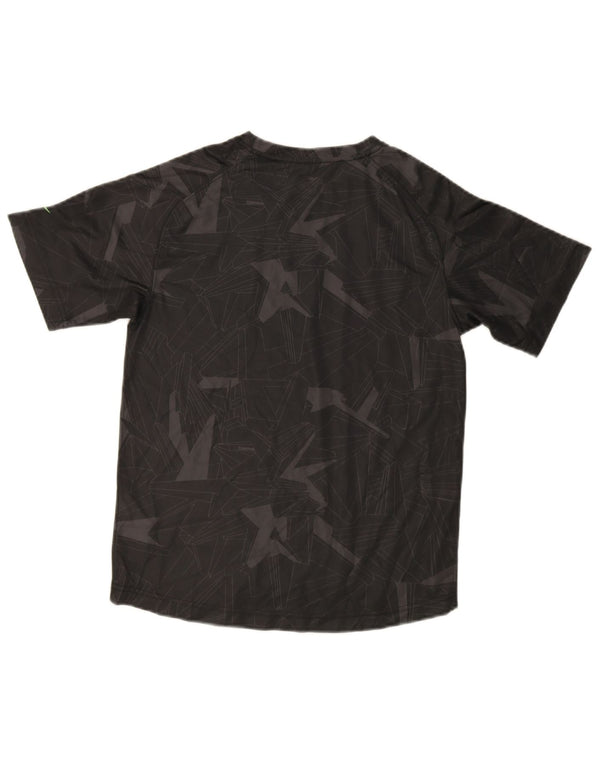 T-shirt grafica da ragazzo Nike Top 10-11 anni, media, nera, geometrica, sportiva