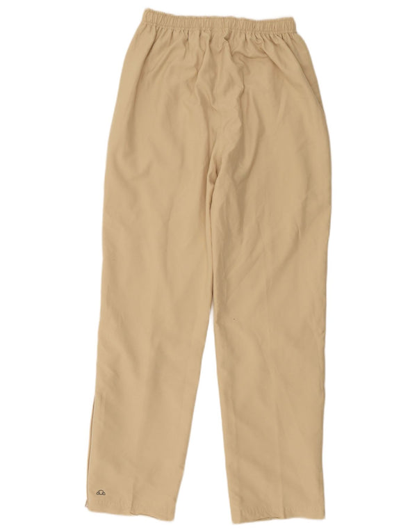 Pantaloni chino dritti da donna Ellesse UK 12 Medium W24 L29 Poliestere beige