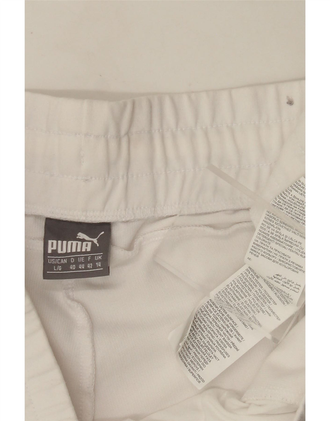Pantaloncini sportivi grafici da donna PUMA UK 14 grandi cotone bianco