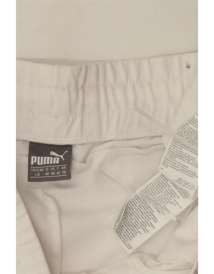 Pantaloncini sportivi grafici da donna PUMA UK 14 grandi cotone bianco
