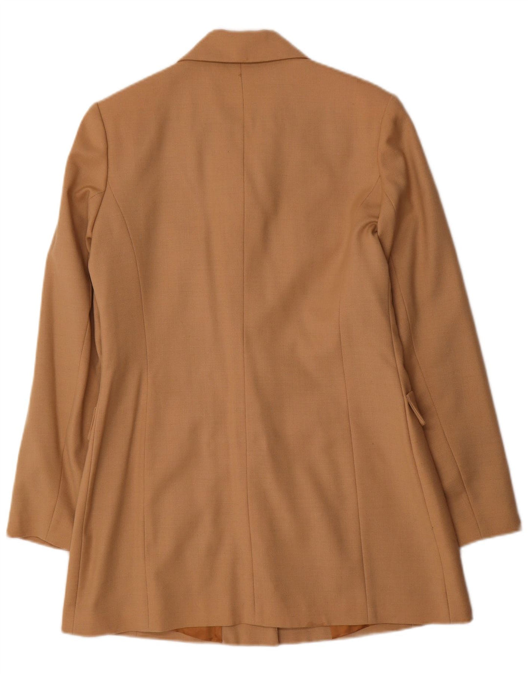 Giacca blazer vintage da donna lunga a 4 bottoni IT 44 Beige medio