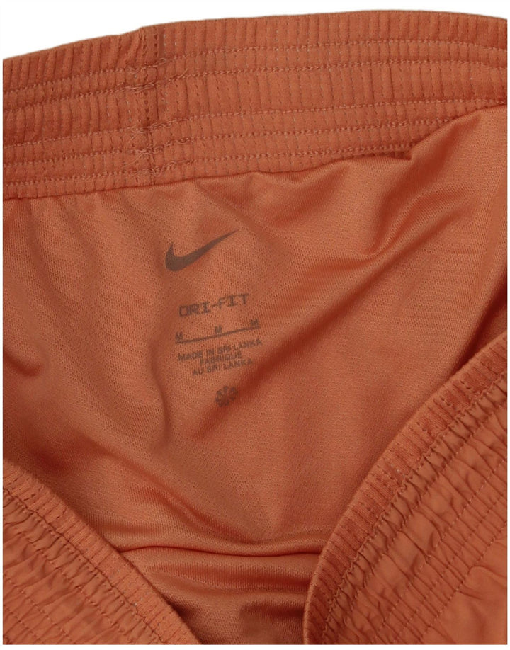 Pantaloncini sportivi Nike da donna Dri Fit UK 14 poliestere arancione medio