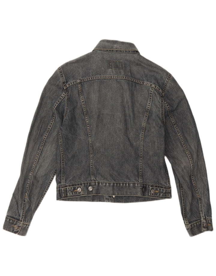 Giacca in denim corta da donna Gas UK 14 Cotone blu medio