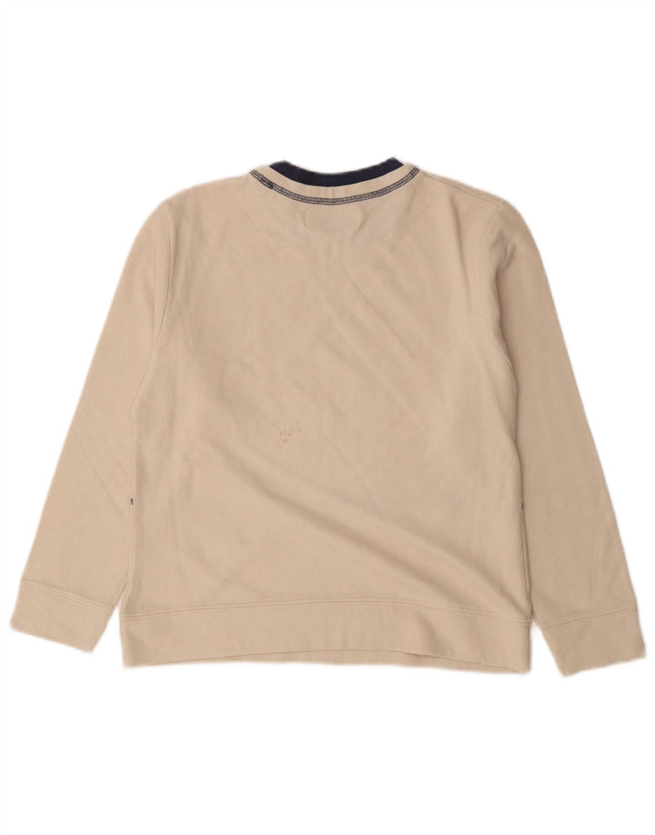 Felpa con grafica Trussardi Junior da bambino 9-10 anni in cotone bianco sporco