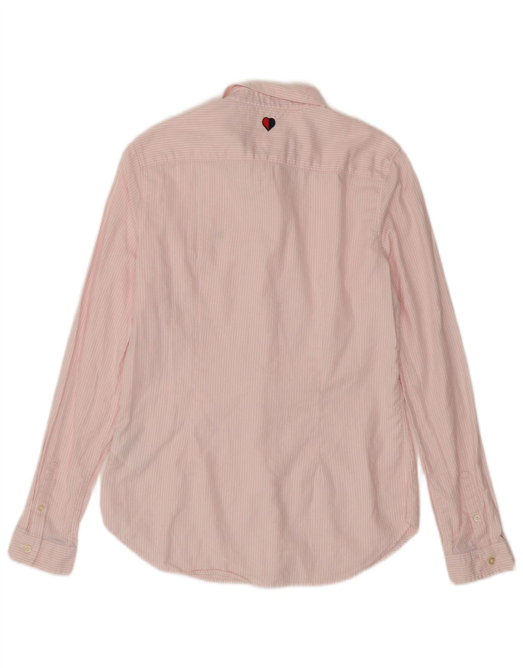 Camicia da donna Tommy Hilfiger US 8 cotone a righe rosa medio