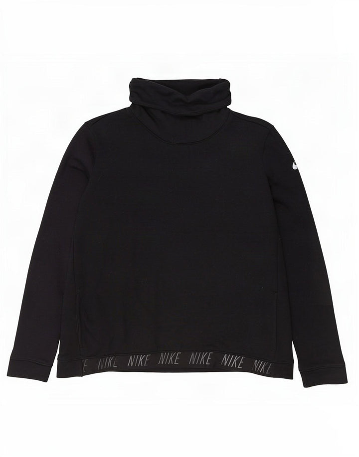 Felpa grafica Nike Dri Fit da uomo, XL, poliestere nero