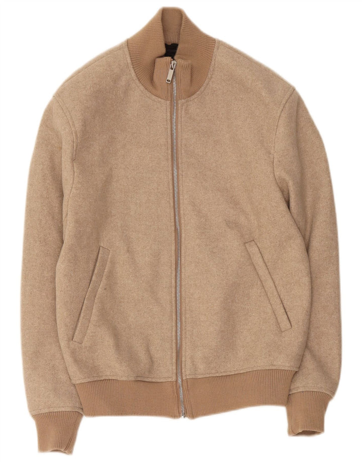 Giubbotto bomber da uomo Zara UK 36 piccolo beige