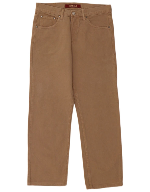 Jeans dritti da uomo Carrera W33 L29 cotone beige