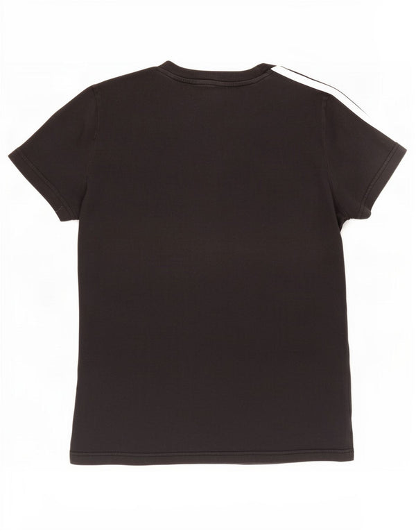 T-shirt da donna Adidas Top UK 8/10 piccola in cotone nero