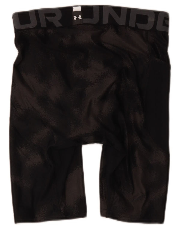 Pantaloncini sportivi grafici da ciclismo da uomo Under Armour Medium Black Camouflage