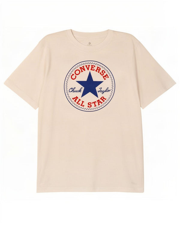 T-shirt grafica Converse da bambino Chuck Taylor Top 13-14 anni in cotone bianco