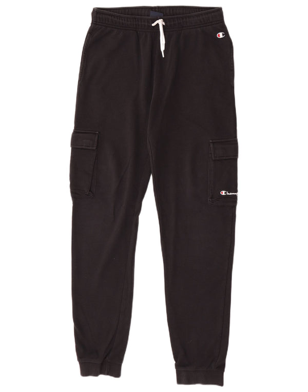 Pantaloni da tuta cargo Champion da ragazzo, pantaloni da jogging, 15-16 anni, 2XL, cotone nero