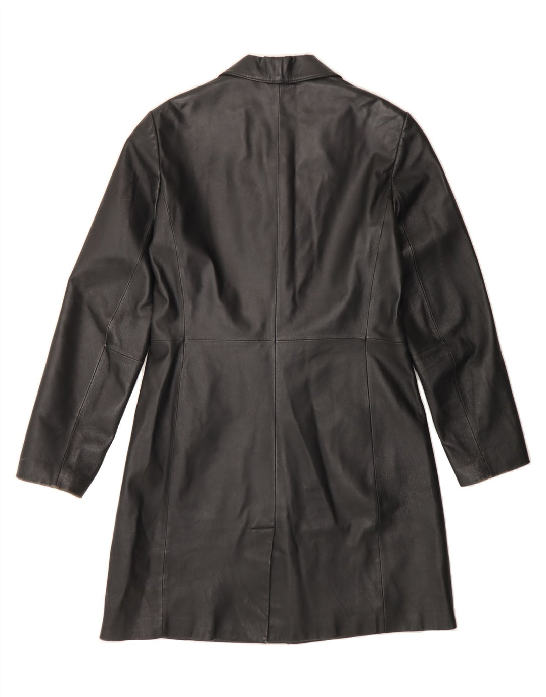 CONBIPEL Womens Leather Coat IT 48 XL Black Leather Vintage Conbipel and Second-Hand Conbipel from Messina Hembry 