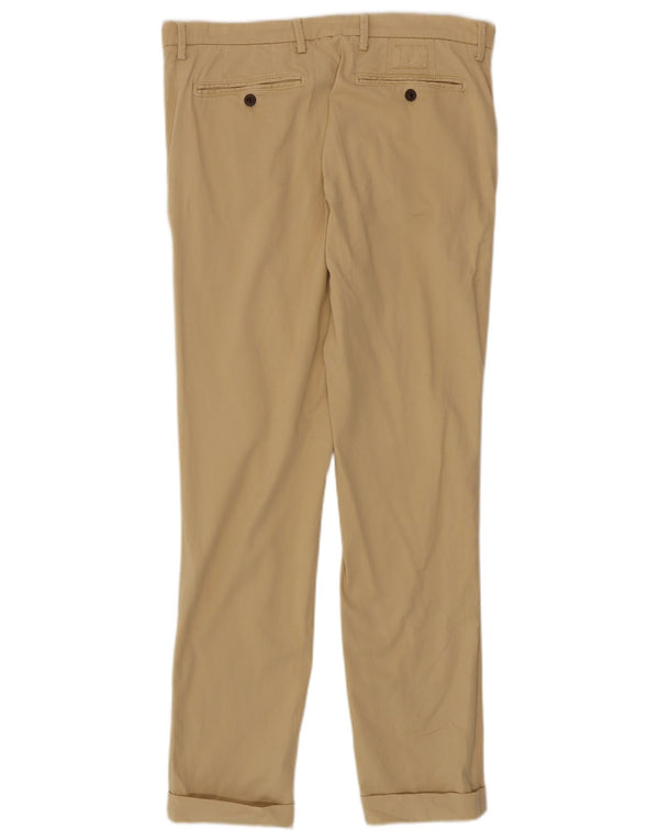 Pantaloni chino slim da uomo Fred Perry W34 L30 in cotone beige
