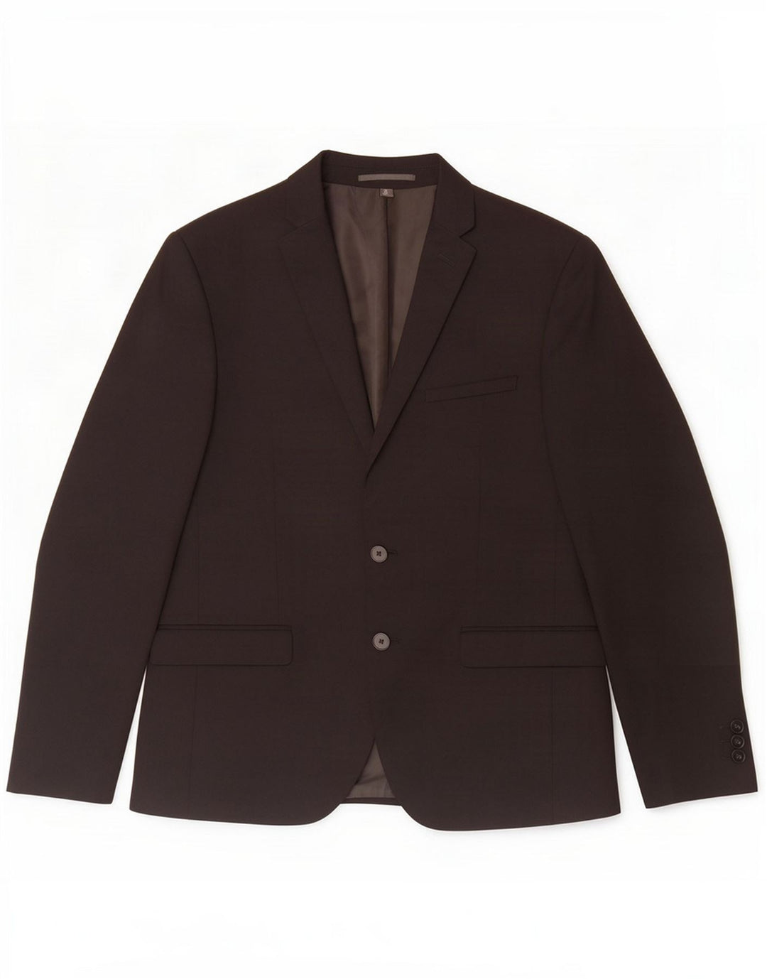 Marks & Spencer Giacca blazer skinny da uomo a 2 bottoni EU 50 Large Nera