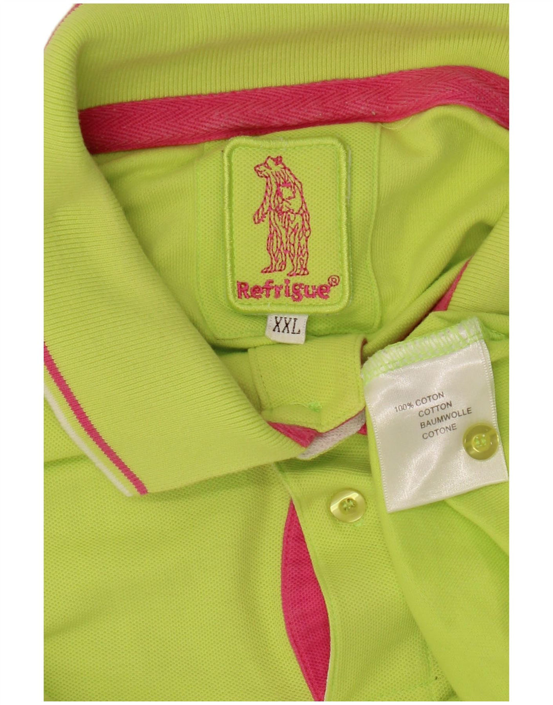 Polo da uomo REFRIGUE 2XL Cotone verde