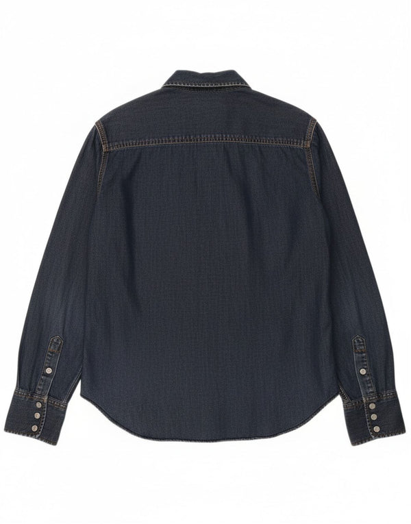 Camicia di jeans da donna Calvin Klein Jeans UK 18 XL cotone blu navy