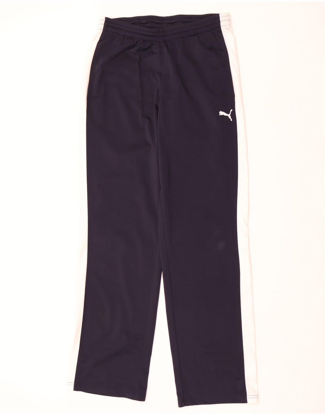 Pantaloni da tuta da uomo Puma Medium in poliestere color block blu navy