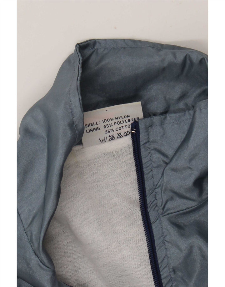 Master Giacca da tuta da uomo media in nylon color block blu navy
