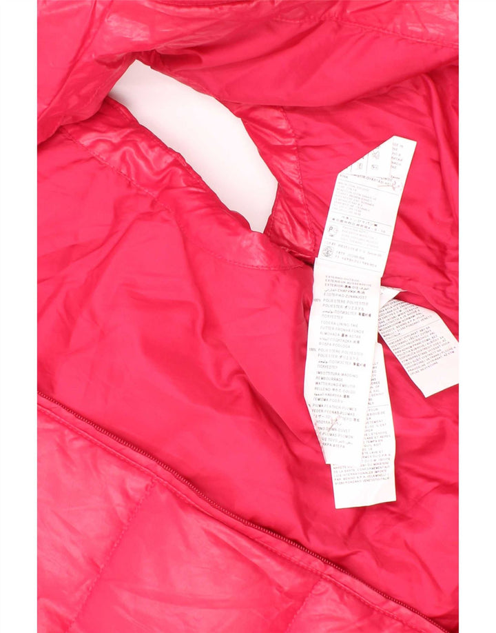 Gilet imbottito per bambina Benetton 8-9 anni Large Rosa in poliestere