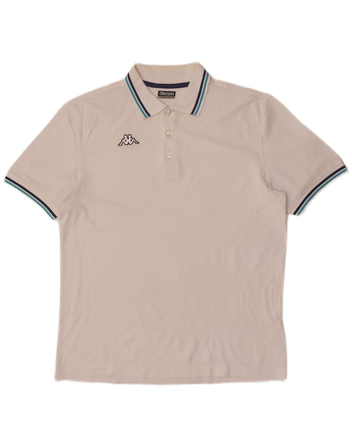 Polo Kappa Uomo XL Bianca
