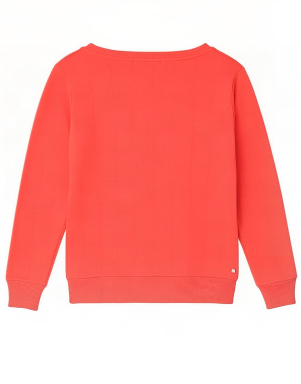 Felpa grafica da donna Puma Jumper UK 12 Medium Red Cotton