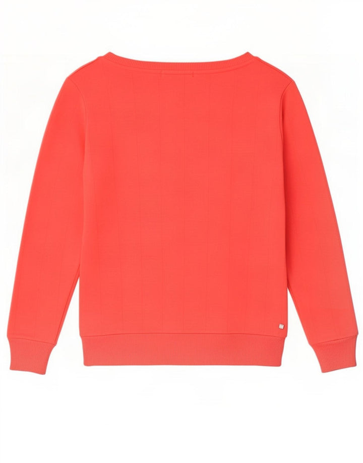 Felpa grafica da donna Puma Jumper UK 12 Medium Red Cotton