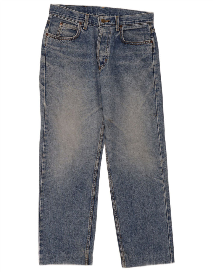 Jeans dritti Chicago da donna Lee W32 L29 cotone blu