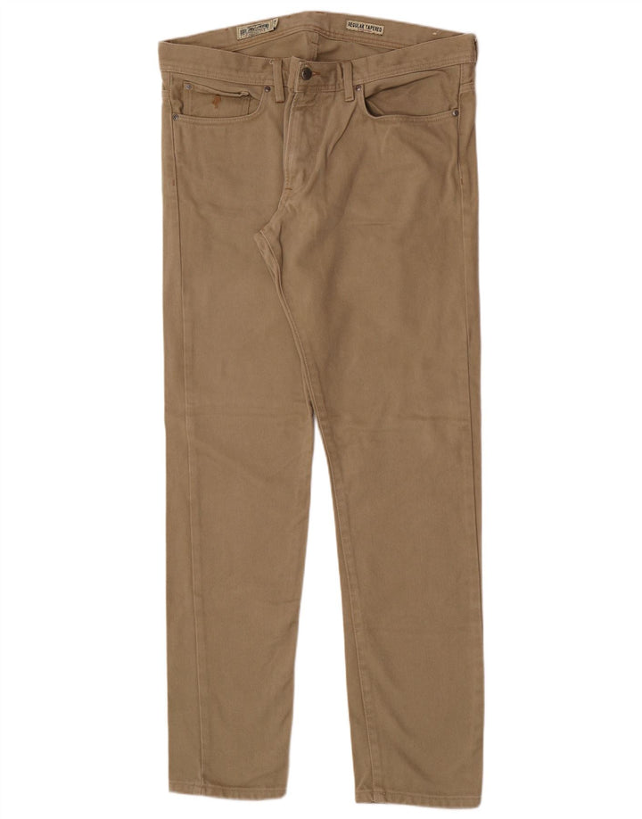 Jeans affusolati regolari da uomo Marlboro Classics W38 L34 cotone beige